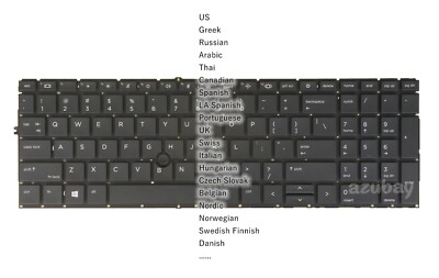 Keyboard For HP Elitebook 850 G7 G8, 855 G7 G8 M07491-xx1 M07493