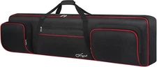 88 Key Keyboard Case Soft 53.5"x13.8"x6.8", Keyboard Gig Bag with 3 Pockets