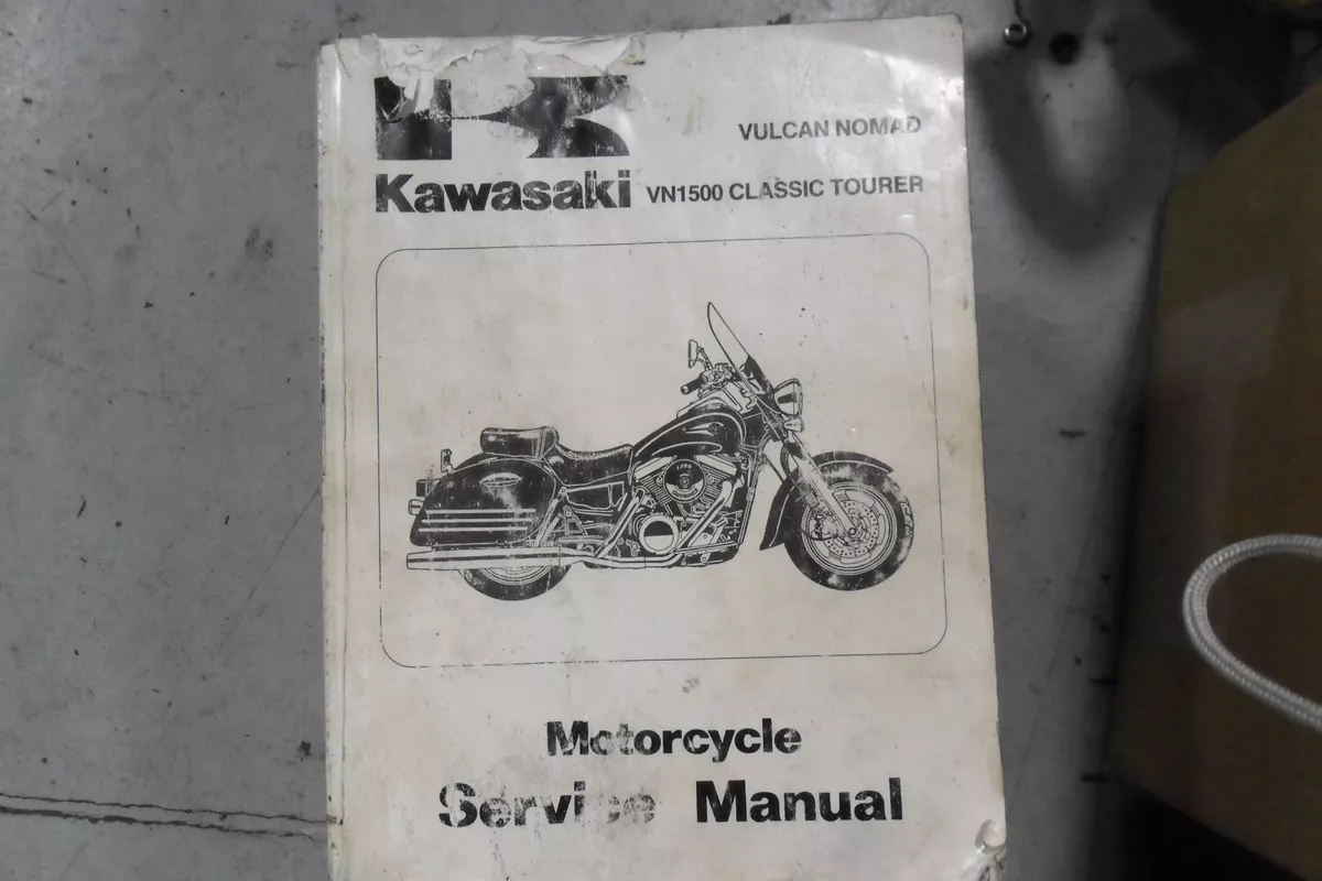 1998 1999 KAWASAKI VN1500 VULCAN 1500 NOMAD CLASSIC TOURER SERVICE