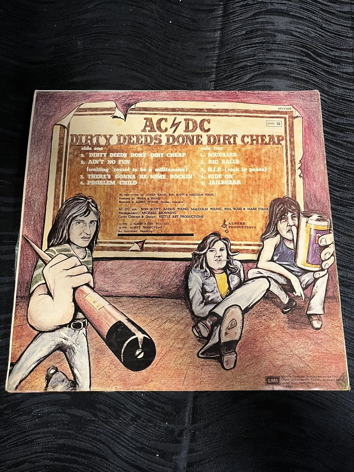 AC/DC ビニールレコードロット ダーティード レットゼアビー ロック 高電圧 TNT 脱獄 - 画像4/24