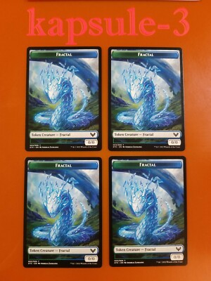 4x Fractal | TOKEN 003/009 | Strixhaven School of Mages | MTG Magic Cards | eBay 4x Fractal | TOKEN 003/009 | Strixhaven School of Mages | MTG Magic Cards | eBay