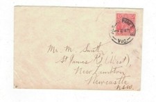 Australia 1935 2d GeoV on Cover,cds ALBERT PARK Vic