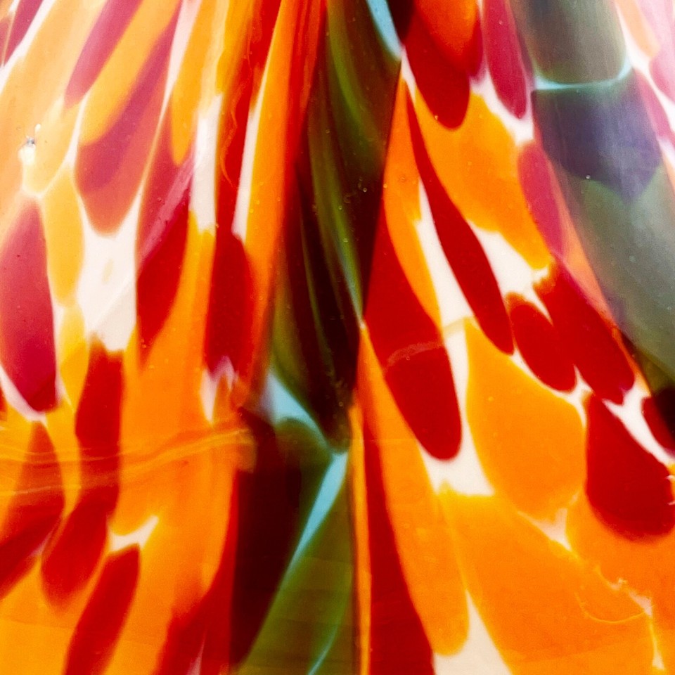 Vintage mid century modern multicolored vase eBay