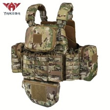 YAKEDA Tactical Vest with Quick-Release Cobra Buckle - Adjustable, Durable Nylon
