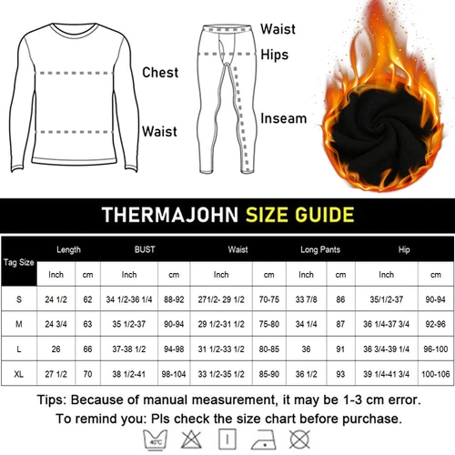 Herren Thermo UnterwĂ€sche Winter Long Johns Fleece GefĂŒttert Warm Base Layer Set Herbst - Bild 18 von 54