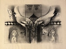 Eugene Press - Abstract - Francis Bacon / Graham Sutherland era