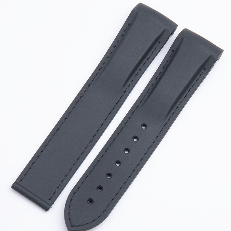 20 mm 22 mm Silicone Watch Strap Fits For Omega Seamaster 300 Planet Ocean 600 image 8