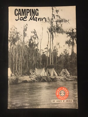 BSA Boy Scouts Of America Merit Badge Series Pamphlet “Camping” Vintage ...