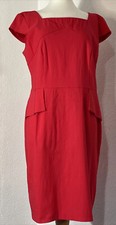 roman size 14 dress red work smart party 
