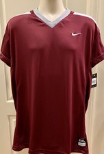 Nike Women  s Vapor Stock Short Sleeve Softball V-Neck Top Jersey XXL