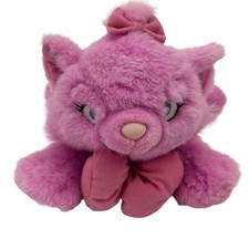 Disney Aristocats Plush Pink Marie Kitty Cat Kitten Disney Store Stuffed Animal