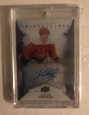 JAKUB VRANA 2020-21 UPPER DECK TRILOGY HOCKEY AUTO CRYSTALIZED shipped In 1touch