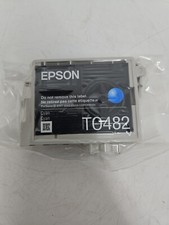 Epson T0482 Ink Cartridge NEW Cyan Printer Ink Cartridge Sealed OEM Genuine