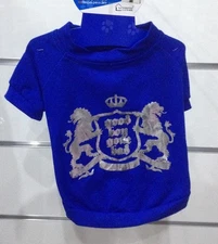 Tee T Shirt Blue Good Boy Small Size Backpack XL 35cm Clothing New For CHIEN