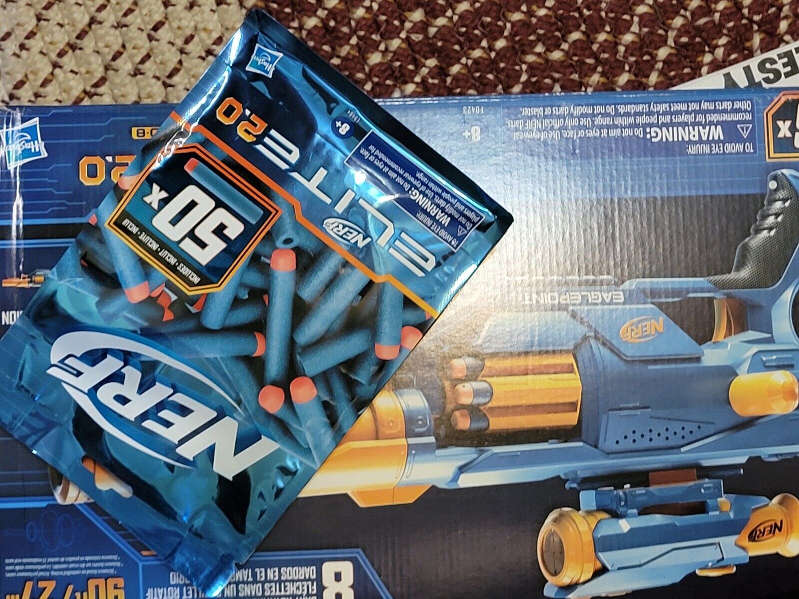 NERF Elite 2.0 Eaglepoint RD 8 Blaster with 16 Official Elite