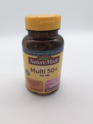 Nature Made Multi 50+ For Her Multivitamin 90 Tablets  Exp 07/2026SEALED... 