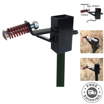 Heavy Duty T-Post Target Hanger with 15° Angle Adjustment - Perfect for Shooters