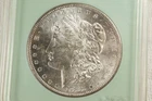 NobleSpirit BLAZING GEM 1882-S Morgan SILVER Dollar in Graded Holder