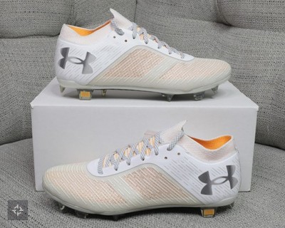 Under Armour Shadow Pro FG White Soccer Cleats Men's Size 8.5 (3025643-100)