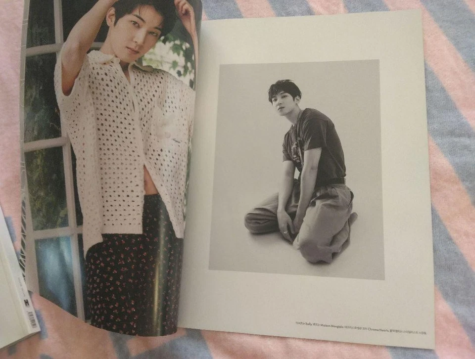 SEVENTEEN Wonwoo ELLE MAN August 2023 Issue - Image 4 of 4