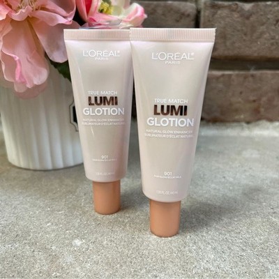 NEW L'Oreal Paris True Match Lumi Glotion Shade 901 - Fair Glow 2 Pack