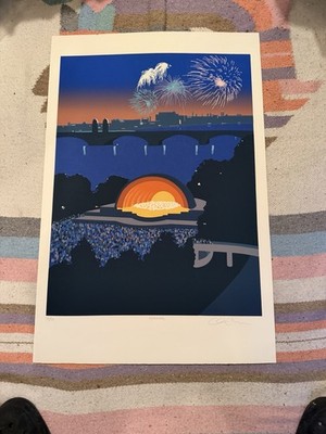 Vintage Rare Pops Esplanade Boston Fireworks Spectacular By Chris O Hara