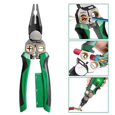 Multifunctional 8-in-1 Cable Stripper With Electrical Testing Function