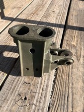 NOS MILITARY M416 TRAILER BRACKET MOUNT FOR LUNETTE RING  HARD TO FIND 