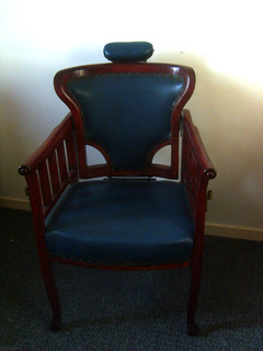 Antique Barber chair 1920s Americana vintage