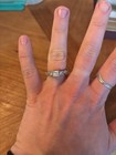 Verragio 14K White Gold Engagement Ring Princess Cut Diamond — photo 4