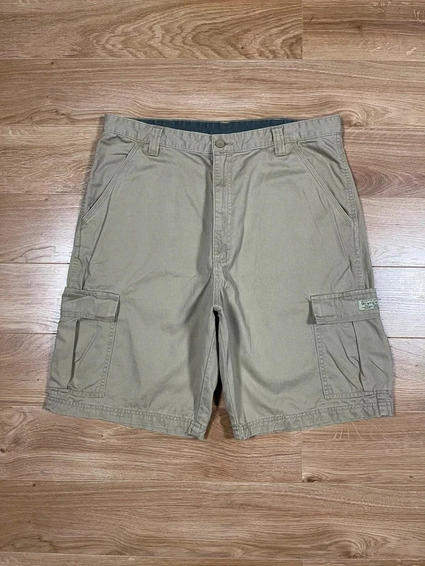 Wrangler Shorts Beige Men's W36 Cargo Outdoors Walking Summer Casual Hot Hike