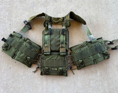 Oldgen LBT 1195A 757 Gold label harness with 0816 shoulder pads seals gwot