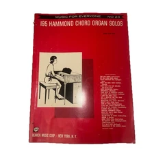 195 Hammond Chord Organ Solos Music For Everyone No 23