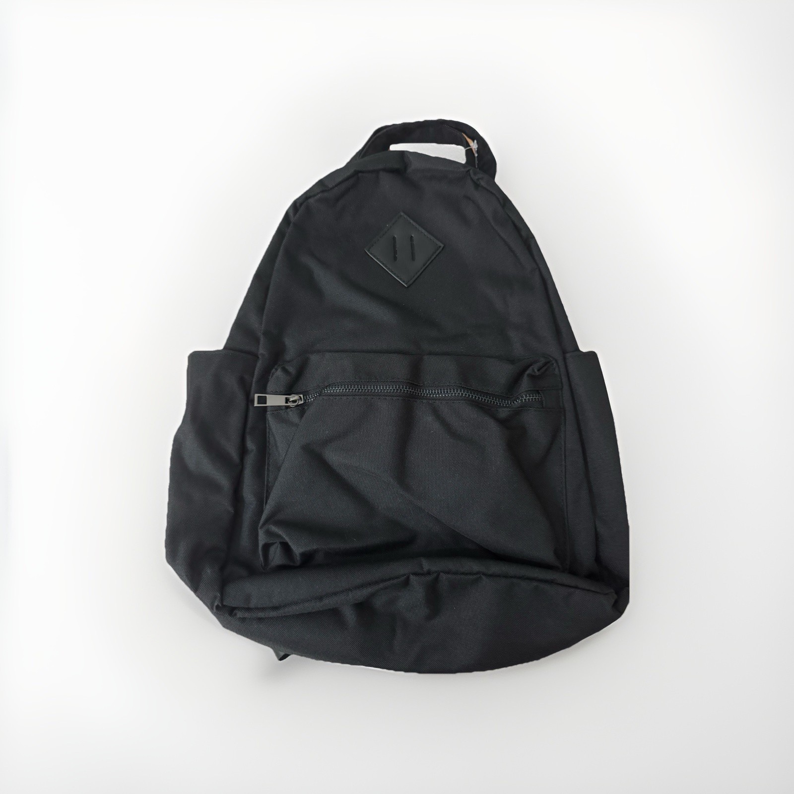 Black Backpack for Men with Zip Closure, Adjustable Strap, Outer Pockets
