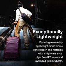 osprey luggage clearance Ozone 27in 80L 2 Wheeled Black The choice of polyester impresses with its durability and lightweight nature Osprey Soelden Pro E2 Airbag