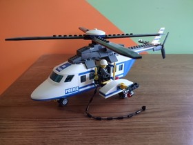 Used Lego City Police Helicopter 3658 with Instruction Booklets