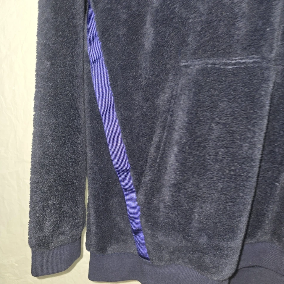 Jordan Flight Sherpa Sudadera con Capucha Polar Juvenil Pequeña S Azul Púrpura Nike Retro Foto 3 de 4