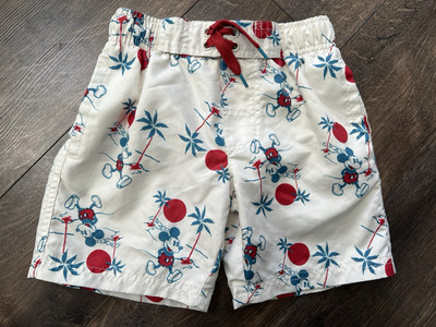 Disney Junk Food Mickey Mouse Swim Shorts Size XS (4/5)