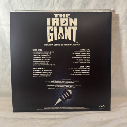 The Iron Giant Soundtrack 2xLP Black Vinyl OST - Limited Ed Metal Slipcase 2019 - Picture 4 of 9