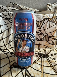 She’s on First WPBL Inaugural Season Beer Can (Empty) ONLY FOUND IN STADIUM