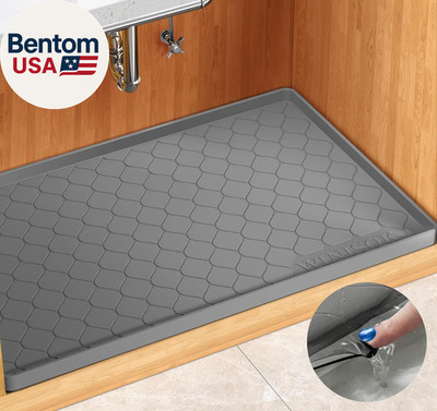 Silicone under Sink Mat 34'' X 22'', Kitchen Essentials and Gadgets, Shelf Liner a