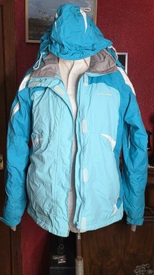 Trespass Herren wasserdichte Jacke XL blau Extence Performance Ski Snowboard Mantel