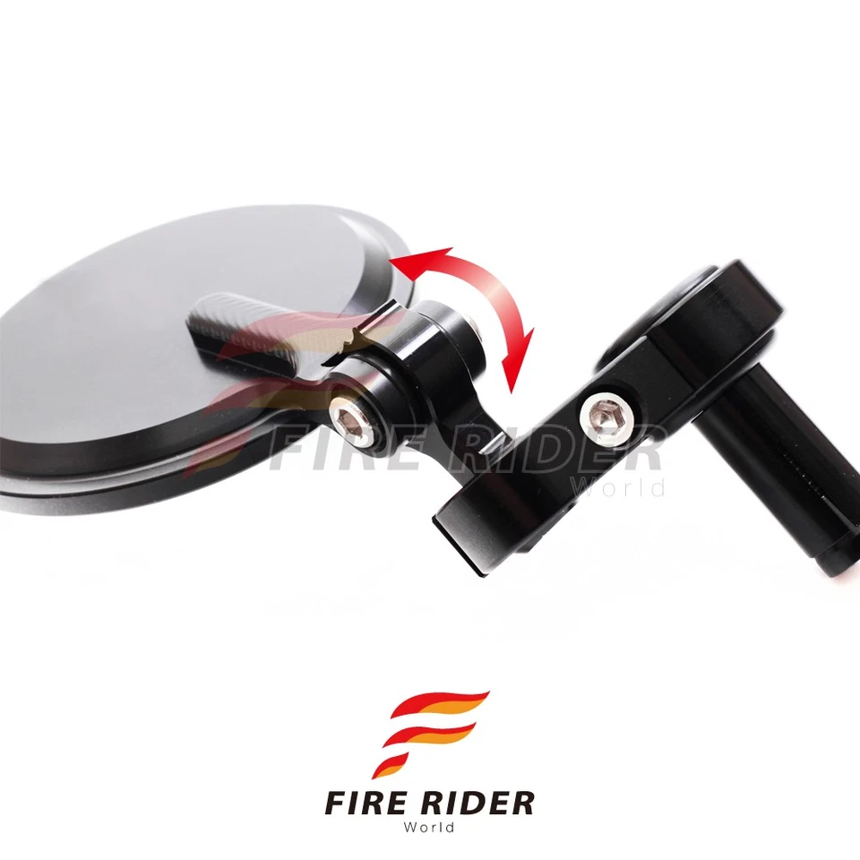 Espejos retrovisores plegables CNC negros XP15 para Ducati Monster 695 07-08 Foto 4 de 4