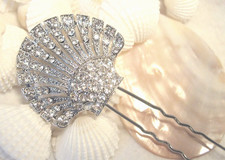 DISCOUNTED Bridal Hair Pin  Made with Swarovski Crystal Rhinestone