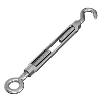 10X Seilspanner ÖSe-Haken Edelstahl V2A 304 M8 Spannschloss Wantenklemme