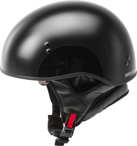 Gmax Hh-65 Half Helmet Naked Black Xs Helmets - Foto 2 di 7