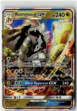 Kommo-o GX Ultra Rare SM - Guardians Rising 100/145 Holo NM