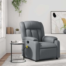 Massage Recliner Chair Grey