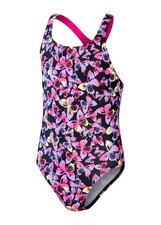 Image of Speedo Girls Swimsuit / Medalist / Black Pink / RRP £17