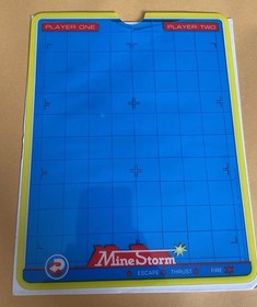 Original VECTREX Game Overlays Lot Of 9: Star Trek, Blitz, Scramble Etc.